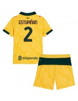 AC Milan Pervis Estupinan #2 Tredjedraktsett Barn 2025-26 Korte ermer (+ bukser)